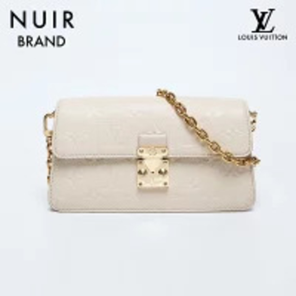 Louis Vuitton Empreinte Wallet on Chain Mentis Monogram Shoulder Bag Beige